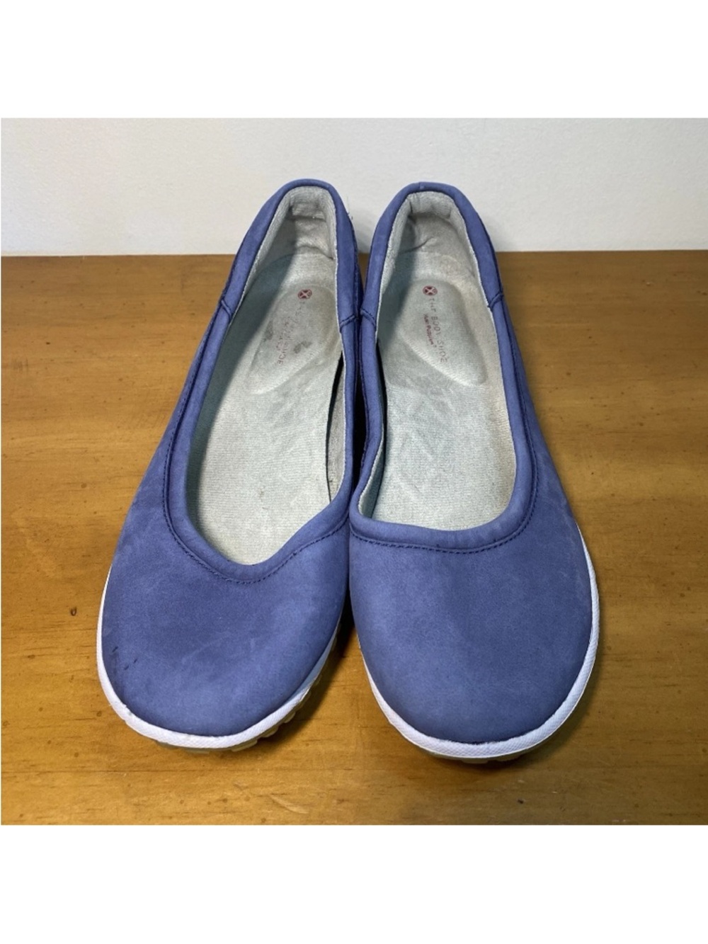 Hush Puppies Women’s 8 Body Shoe Comfort Flats Shoes Blue Slip On Comfortable - Picture 2 of 7